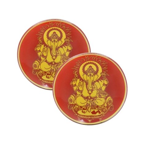 Conjunto 2 Mini Bowls Ganesha 14 x 2 cm | Casa Del Grande