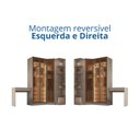 Ver imagem 5 de Guarda Roupa Modulado de Canto com LED e Escrivaninha MDF Duna