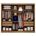 Ver imagem 3 de Guarda Roupa Casal Londres 3 Portas 4 Gavetas Cumaru 23 – Novo Horizonte