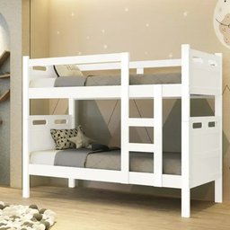 Beliche Solteiro Jasper com Cama Removível - Branca - 1