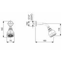 Ver imagem 2 de Kit com 2 Chuveiro com Tubo de Parede Redonda 70 Mm Ganges Celite