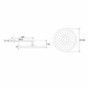 Ver imagem 2 de Kit com 2 Chuveiro com Tubo de Parede Redondo 250 Mm Rainsense Roca
