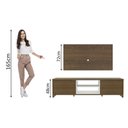 Ver imagem 5 de Rack Madesa Metz e Painel para TV até 55 Polegadas Rustic/Branco/Rustic Cor:Rustic/Branco/Rustic