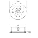 Ver imagem 2 de Kit com 2 Chuveiro Redondo 330 Mm de Embutir Raindream Roca