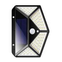 Ver mais imagens de Luminaria Solar 100 Leds Sensor Movimento 3 Funçoes Iluminaçao Kit 2 Uni Detector Presença Luz