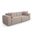Ver imagem 2 de Sofá 2 Lugares 220cm Baobá CabeCasa MadeiraOriginals Bege Linho Avelã
