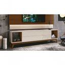 Ver imagem 2 de Rack para Tv Horizon 2.2 Off White com Natural - Moveisaqui