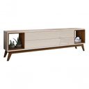 Ver imagem 1 de Rack para Tv Horizon 2.2 Off White com Natural - Moveisaqui