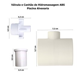 Dispositivo Hidromassagem Abs para Piscina Alvenaria - 7