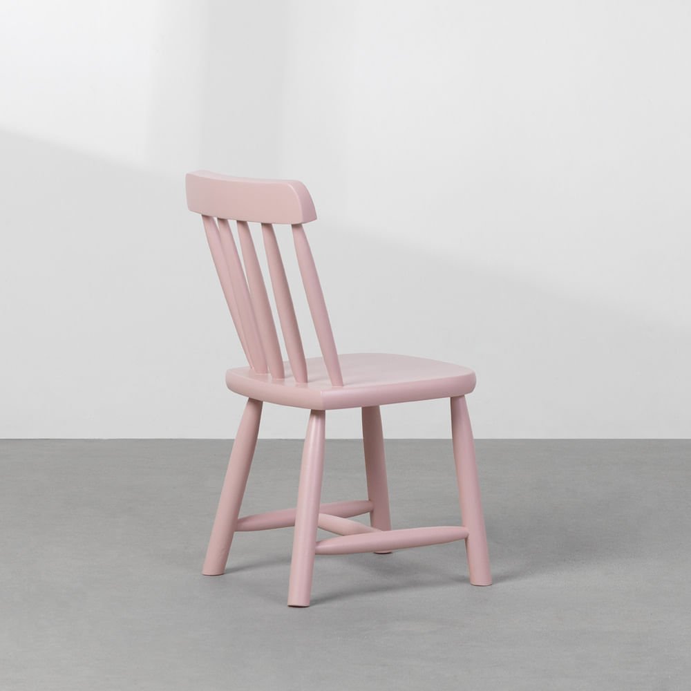 Cadeira Mia Infantil – Rosa Claro - 4