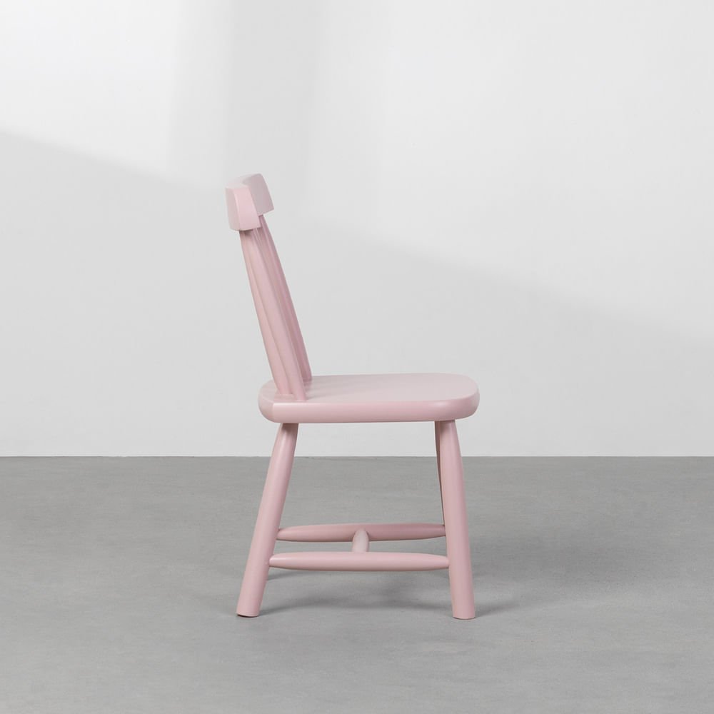Cadeira Mia Infantil – Rosa Claro - 3