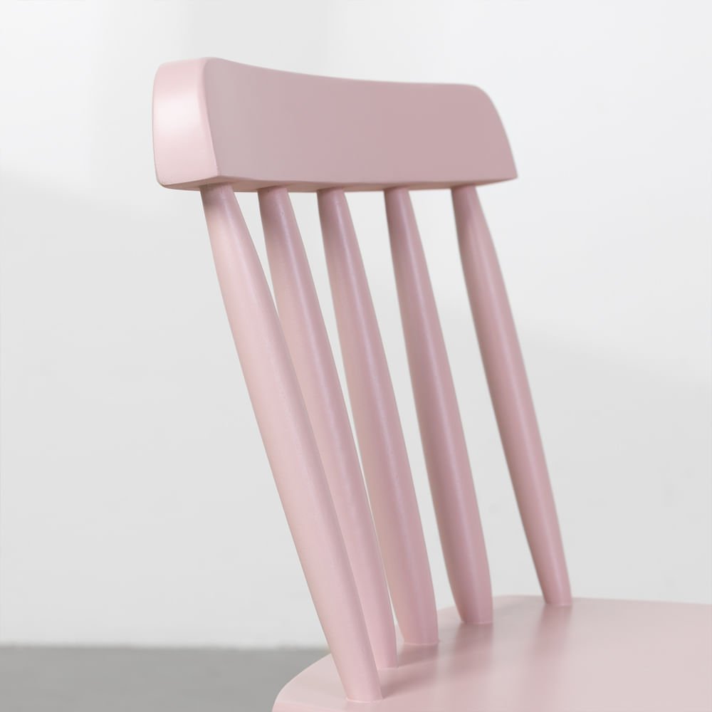 Cadeira Mia Infantil – Rosa Claro - 7