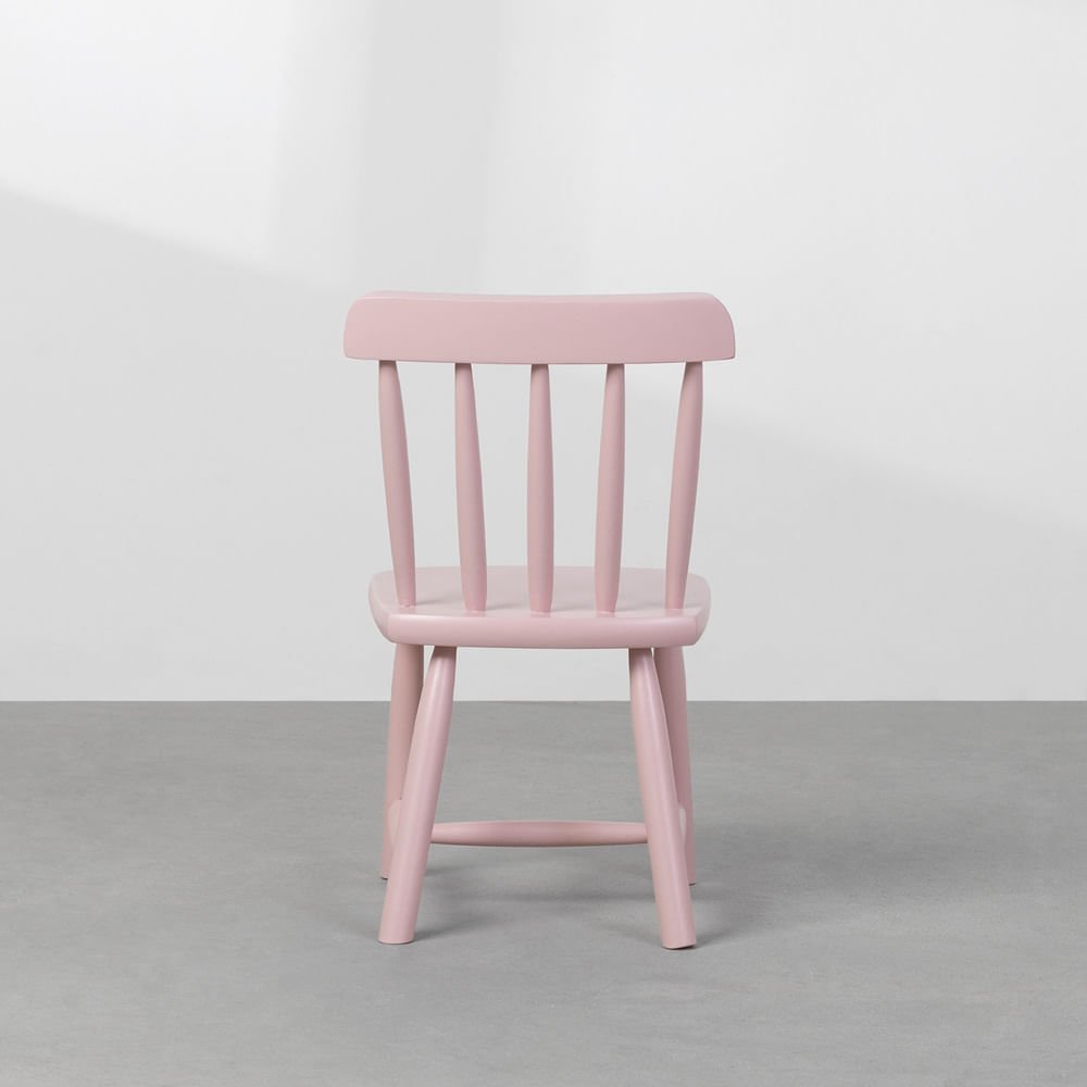 Cadeira Mia Infantil – Rosa Claro - 5