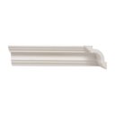 Ver imagem 1 de Kit com 5 Barras Rodateto de Poliestireno 3CMX30MM Liso 10m Branco Riplain