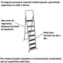 Ver imagem 2 de Escada Doméstica em Aço Carbono 7 Degraus Metalmix