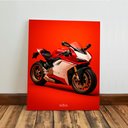 Ver imagem 6 de Kit 3 Quadro Decorativo Moto Esportiva Gp Moderno Luxo Casa Qualidade Premium 40x28cm