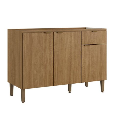 Balcão Leticia 120cm 3 Portas 1 Gaveta Thb