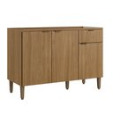 Ver imagem 1 de Balcão Leticia 120cm 3 Portas 1 Gaveta Thb