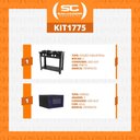 Ver imagem 2 de Fogão Industrial Preto a Gás com Forno Azul 2 Bocas Duplas Bravo BR2BF - Venâncio