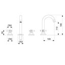 Ver imagem 2 de Kit com 2 Misturador para Lavatório de Bica Alta com Válvula de Escoamento Celite One