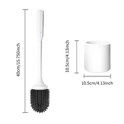 Escova Sanitaria Eletrica Banheiro Usb Bateria Recarregavel Lavabo Vaso Sanitario Limpeza Faxina Hig - 8