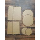 Ver imagem 1 de Base de Mdf para Crochê Diversos Medidas- Kit com 8 Unidades