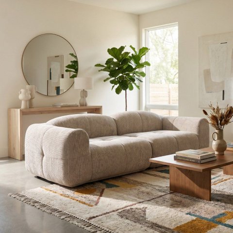 Sofá Compactado Cozy 3 Lugares Cazedis