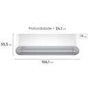 Ver imagem 3 de Ar-condicionado Electrolux Color Adapt Inverter 24.000 Btus Frio - Ji24f/je24f