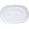 20 Bandejas Travessas Melamina Brancas 26,2x17x2,6cm Buffet Restaurante Prato Oval - 3