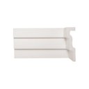 Ver imagem 1 de Kit com 10 Barras Rodateto de Poliestireno 12CMX30MM Liso 20m Branco Riplain