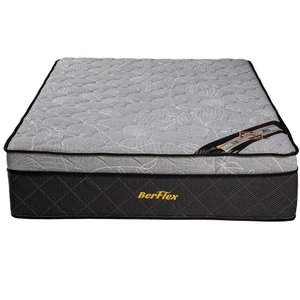 Colchão Casal Molas Ensacadas Ortopédico Extra Firme D55 Tipo Látex com Hiper Soft Alto 36cm Inmetro