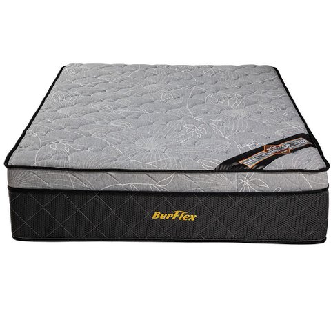 Colchão Casal Molas Ensacadas Ortopédico Extra Firme D55 Tipo Látex com Hiper Soft Alto 36cm Inmetro
