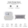 Organizador Modular 4 Portas Armario Sapateira Prateleiras Infantil Adulto para Casa Praia Rosa - 4