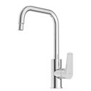 Ver imagem 5 de Kit com 2 Monocomando para Cozinha de Mesa Bica Alta com Arejador Articulado Noronha Celite Prata/Cromado