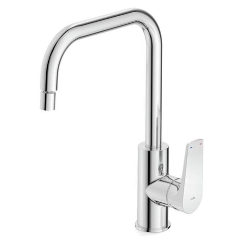 Kit com 2 Monocomando para Cozinha de Mesa Bica Alta com Arejador Articulado Noronha Celite Prata/Cromado