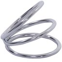 Ver imagem 7 de Kit 6 Argolas Prendedor Anel Suporte Porta Guardanapo de Pano Mesa