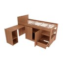 Ver imagem 6 de Cama Multifuncional Juvenil Cm8021 C/ Escrivaninha Branco - Tecno Mobili