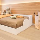 Ver imagem 7 de Cama Infantil Montessoriana Solteiro Cloud