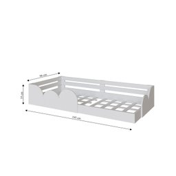 Cama Infantil Montessoriana Solteiro Cloud - 3