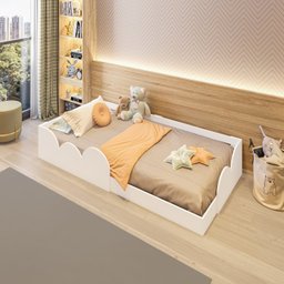 Cama Infantil Montessoriana Solteiro Cloud - 4
