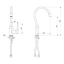Ver imagem 3 de Kit com 2 Monocomando para Cozinha de Mesa Bica Flexível Colors