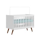 Ver imagem 2 de Berço Mini Cama Qencanto Retrô Qmovi Branco