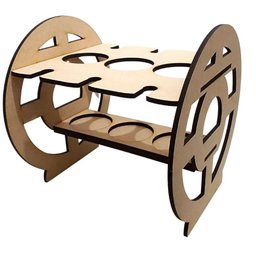 Mini Adega Mdf para 03 Garrafas - 1