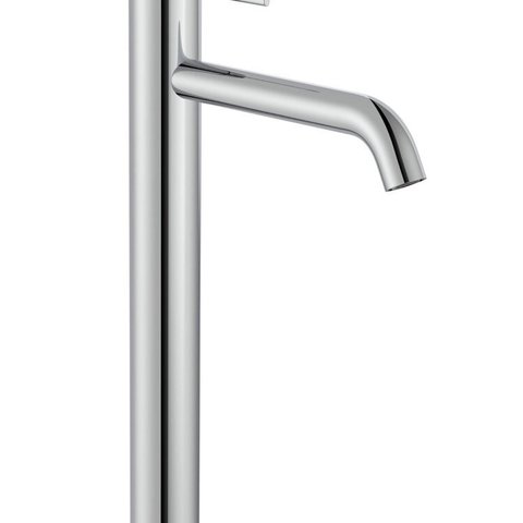 Kit com 2 Monocomando para Lavatorio de Mesa Bica Alta Insignia Prata/Cromado Celite