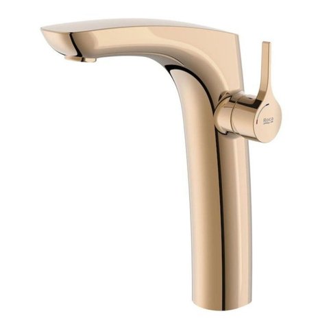 Kit com 2 Monocomando para Lavatório de Mesa Bica Alta Insígnia Rosa/Rosé Gold Celite