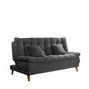 Ver imagem 3 de Sofá Cama 3 Lugares Casal Confortável 1,85 Larg Duda Matrix