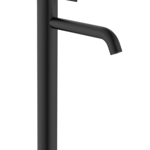 Kit com 2 Monocomando para Lavatorio de Mesa Bica Alta Ona Preto Matte Black Celite