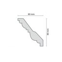 Ver imagem 2 de Kit 60m Linear Roda Teto Perfil de Poliestireno Olga Branco Homestar