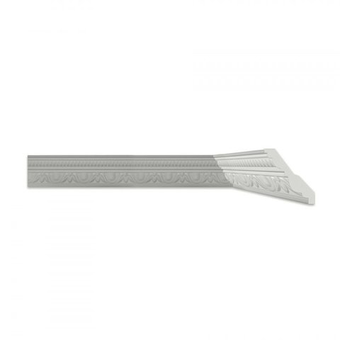 Kit 60m Linear Roda Teto Perfil de Poliestireno Olga Branco Homestar