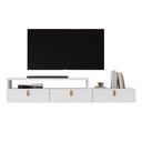 Ver imagem 2 de Rack Suspenso Lion 1.2m Home Decorativo Estante Tv Pequeno:branco